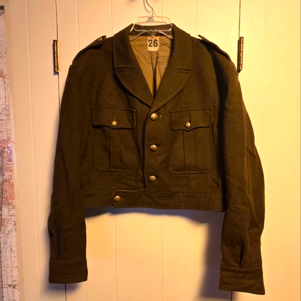 Vintage wool Eisenhower jacket